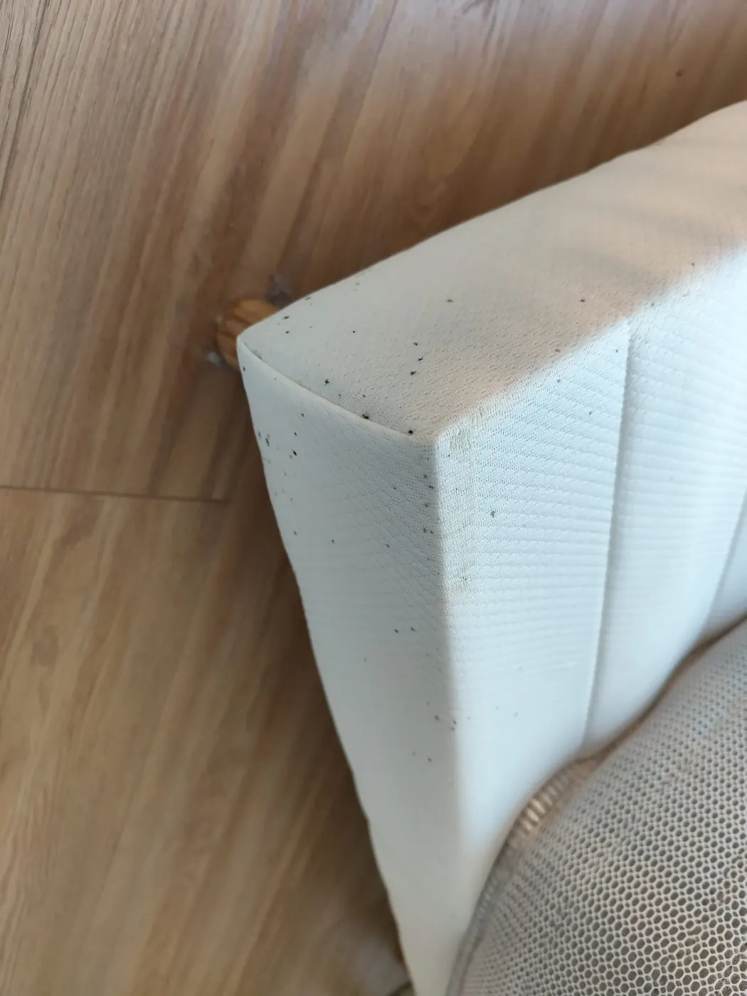 Matelas déhoussé prêt pour le traitement thermique